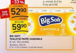 Flop Big Soft CAMOMILE TOALETNÍ PAPÍR CAMOMILE 8 rolí nabídka