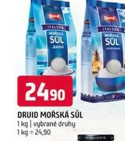 Terno Druid mořská sůl 1kg 1 kg vybrané druhy nabídka