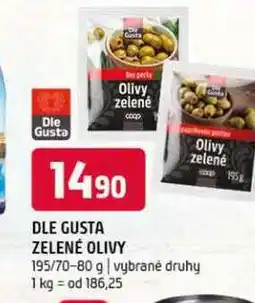 Terno Dle gusta Olivy zelené 195/70-80 g vybrané druhy nabídka