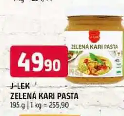 Terno J-LEK zelená kari pasta 195g nabídka