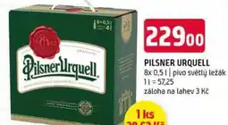 Terno Pilsner Urquell Pivo ležák světlý 8 x 0,5l nabídka