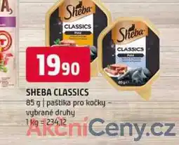 Terno Sheba classics 85 g paštika pro kočky vybrané druhy nabídka