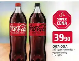 Terno Coca-Cola vybrané druhy 2l nabídka