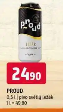 Terno Proud světlý ležák 0,5 l nabídka