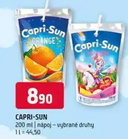 Terno Capri-Sun 200 ml nápoj vybrané druhy nabídka