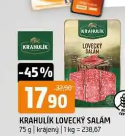 Terno Krahulík lovecký salám 75g krájený nabídka