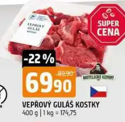 Terno Guláš vepřový kostky 400g nabídka