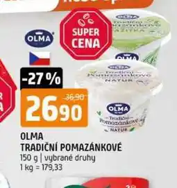 Terno Olma Natur tradiční pomazánkové 150g, různé druhy nabídka