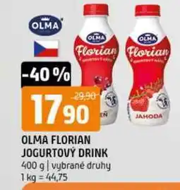 Terno Olma florian jogurtový drink 400 g vybrané druhy nabídka
