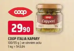 Terno Coop italia kapary 100/55 g ve vinném octu nabídka