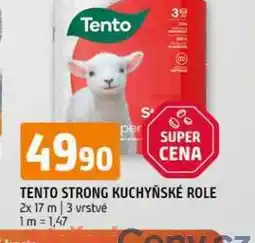 Terno Tento strong kuchyňské role 2x 17 m 3 vrstvé nabídka