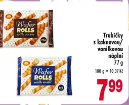 Qanto Trubičky s kakaovou/ vanilkovou náplní nabídka