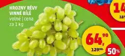 Penny Market HROZNY RÉVY VINNÉ BÍLÉ volné, 1 kg nabídka
