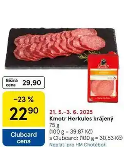 Tesco Kmotr Herkules krájený, 75 g nabídka