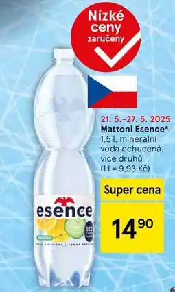 Tesco Mattoni Esence, 1.5 l nabídka