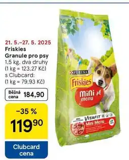 Tesco Friskies granule pro kočky, vybrané druhy, 1,5 kg nabídka
