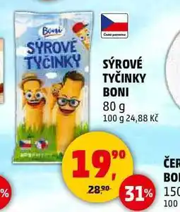 Penny Market SÝROVÉ TYČINKY BONI, 80 g nabídka