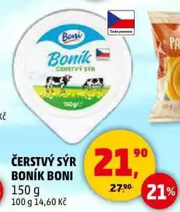 Penny Market ČERSTVÝ SÝR BONÍK BONI, 150 g nabídka