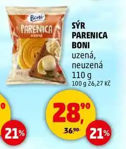 Penny Market SÝR PARENICA BONI uzená, neuzená, 110 g nabídka