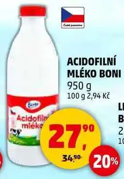 Penny Market ACIDOFILNÍ MLÉKO BONI, 950 g nabídka