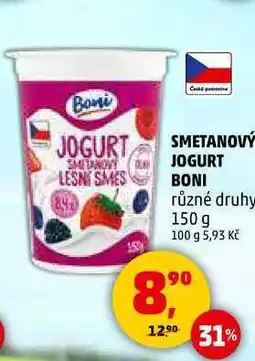 Penny Market SMETANOVÝ JOGURT BONI různé druhy, 150 g nabídka