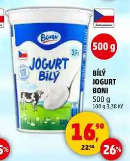 Penny Market BÍLÝ JOGURT BONI, 500 g nabídka