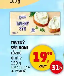 Penny Market TAVENÝ SÝR BONI různé druhy, 150 g nabídka