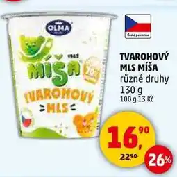 Penny Market TVAROHOVÝ MLS MÍŠA různé druhy, 130 g nabídka