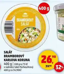 Penny Market SALÁT BRAMBOROVÝ KARLOVA KORUNA, 400 g nabídka