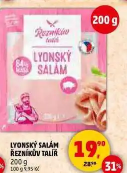Penny Market LYONSKÝ SALÁM ŘEZNÍKŮV TALÍŘ, 200 g nabídka