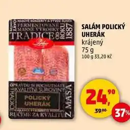 Penny Market SALÁM POLICKÝ UHERÁK krájený, 75 g nabídka