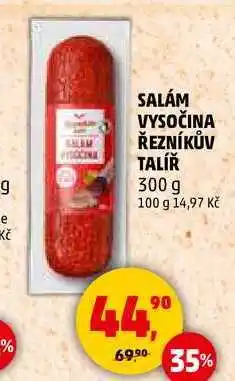 Penny Market SALÁM VYSOČINA ŘEZNÍKŮV TALÍŘ, 300 g nabídka