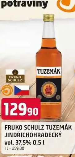 Trefa FRUKO SCHULZ TUZEMÁK JINDŘICHOHRADECKÝ vol. 37,5% 0,5l nabídka