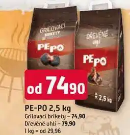 PE-PO Grilovaci brikety 2.5kg