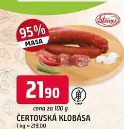Trefa ČERTOVSKÁ KLOBÁSA 100g nabídka