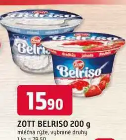 Trefa Zott Belriso mléčná rýže různé příchutě 200g nabídka