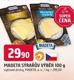 Trefa MADETA SÝRAŘŮV VÝBĚR 100 g nabídka