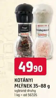 Trefa KOTÁNYI MLÝNEK 35-88 g nabídka