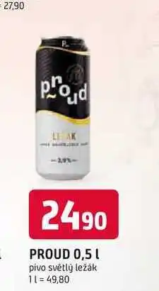 Trefa PROUD 0,5 L pivo světlý ležák, plechovka nabídka