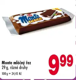 Qanto Monte mléčný řez nabídka