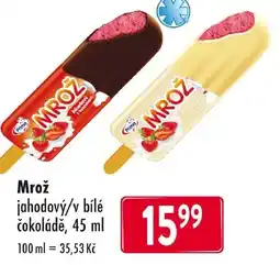 Mrož jahodový/v bílé čokoládě