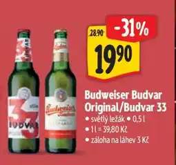 Albert Budweiser Budvar Original Budvar 33 nabídka