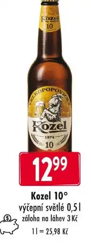 Qanto Kozel 10° výčepní světlé nabídka