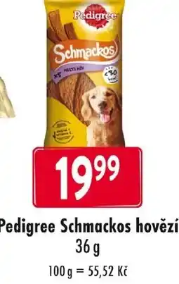 Qanto Pedigree Schmackos hovězí nabídka
