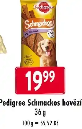 Qanto Pedigree Schmackos hovězí nabídka