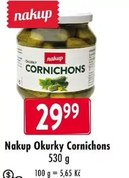 Qanto Nakup Okurky Cornichons nabídka