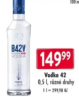 Qanto Vodka 42 nabídka