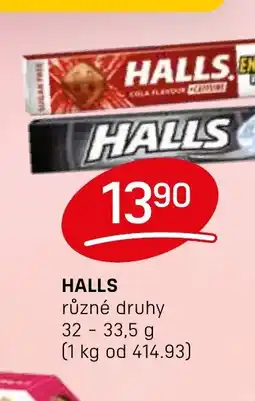 Flop HALLS nabídka