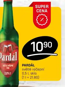 Flop PARDÁL světlé výčepní nabídka