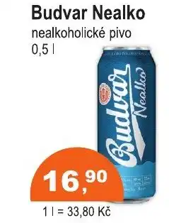 COOP DISKONT Budvar Nealko nabídka